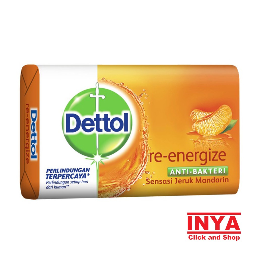 DETTOL PROFRESH RE-ENERGIZE ANTI BAKTERI SOAP 105gr - Sabun Batang