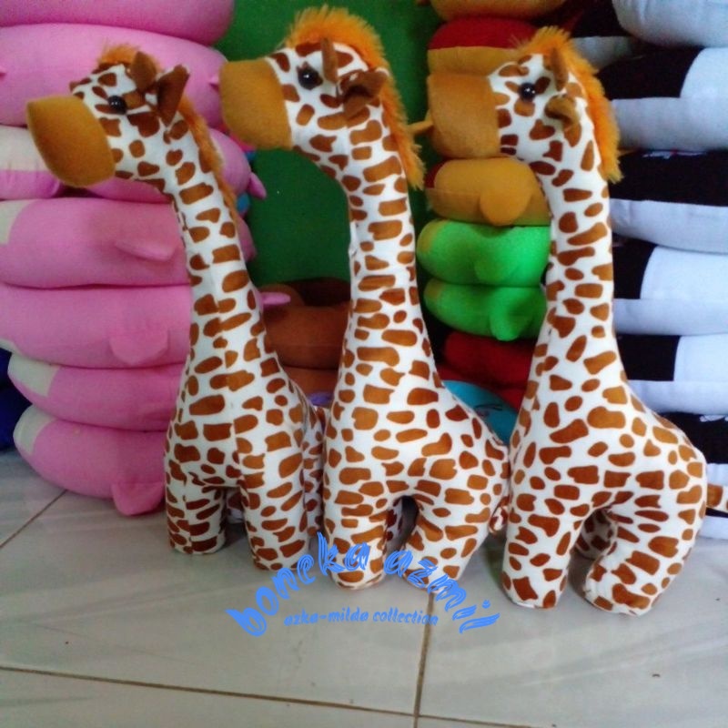 Boneka jerapah size l ukuran 40 cm