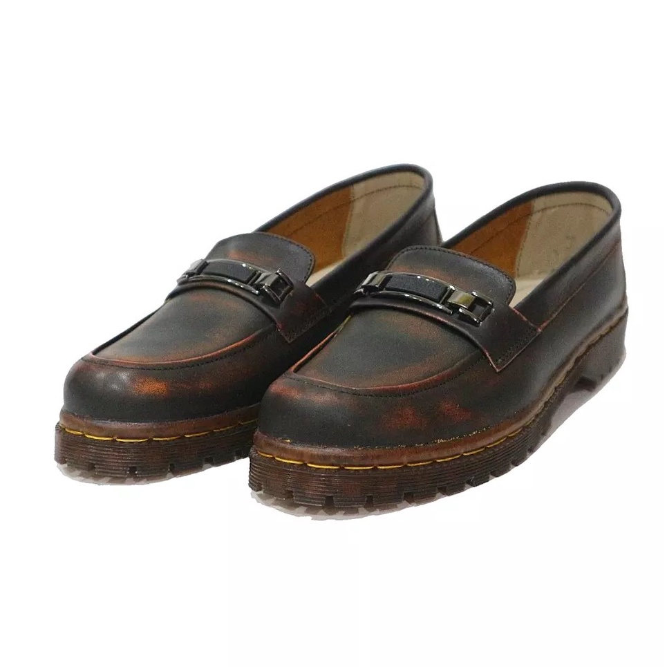 Sepatu Wanita Dokmart Loafer Korea Style Kulit Shuffle Series