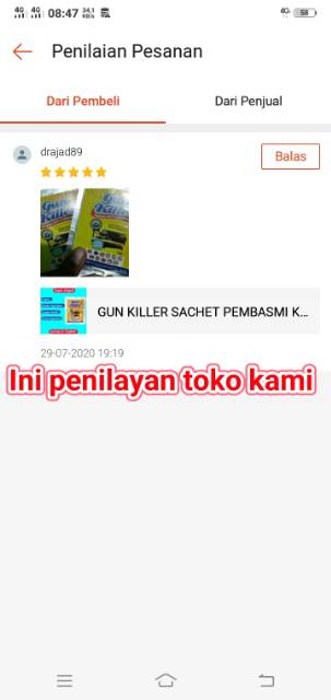 GUN KILLER SACHET PEMBASMI KUTU KASUR,KUTU BUSUK,KUTU SOFA,KUTU KURSI,KECOA,SEMUT,TUNGAU,RAYAP