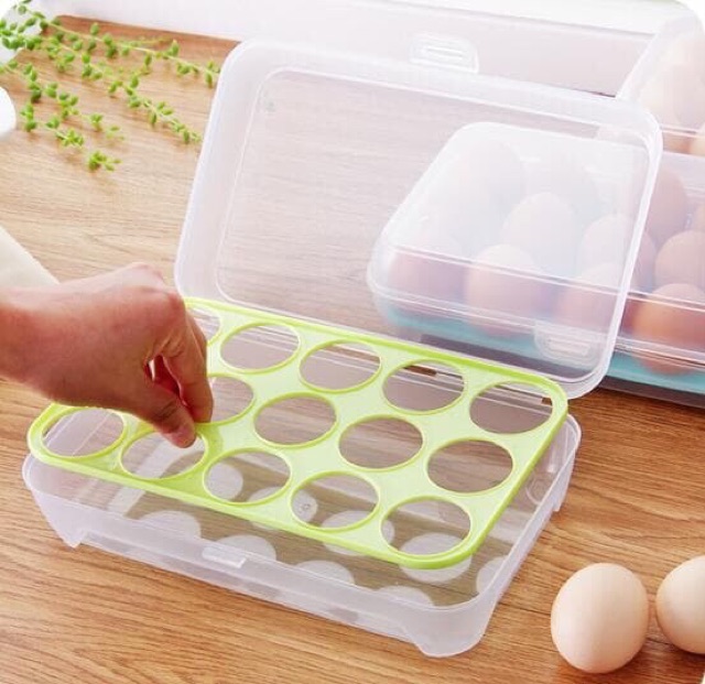 BOX TELUR 15 SEKAT / EGG ORGANIZER RAPI DAN TIDAK MUDAH PECAH