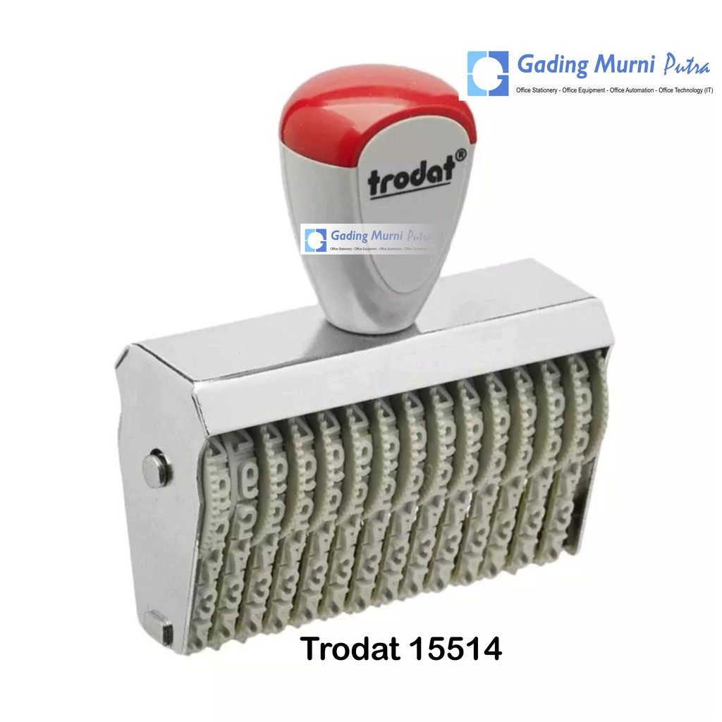 

Stamp Stempel Trodat 15514 / Stempel Angka 5 mm 14 digit