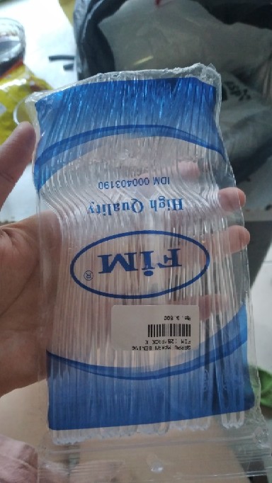 Garpu Makan Bening ( 25 Pcs )