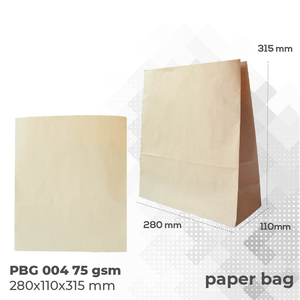 Goodie Bag Paper Bag Shopping Bag (PBG4-28X11X31.5 Cm)