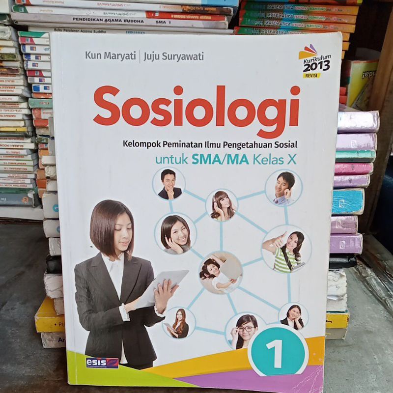 buku sosiologi untuk SMA ma kelas 10 penerbit esis pengarang Kun Maryati kurikulum 2013 edisi revisi