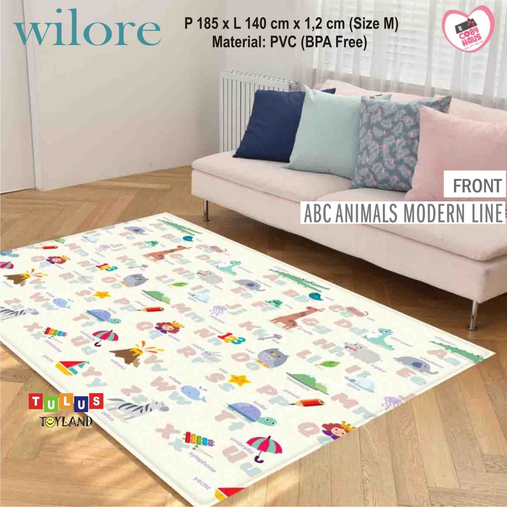 Karpet CobyHaus Wilore Playmat PVC Alas Lantai Anak Bayi Coby Haus