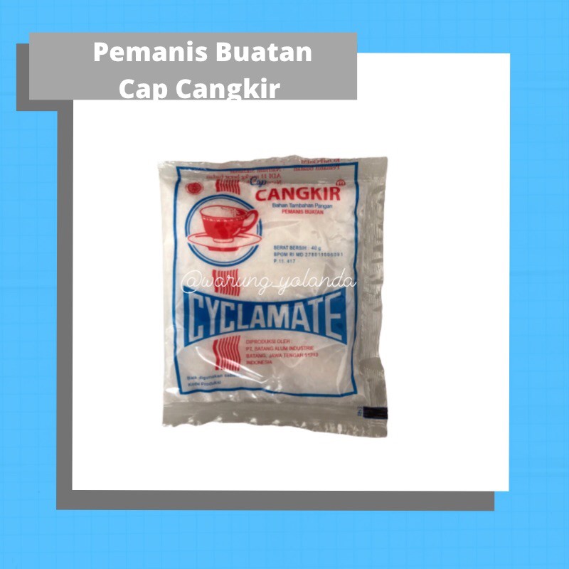 

Pemanis Buatan Cap Cangkir 40 gram