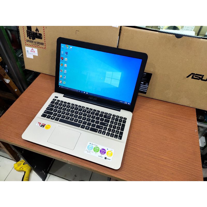 Laptop Asus X555B AMD A9 RAM 4GB HDD 500GB MULUS siap pakai cocok buat desain game edit video