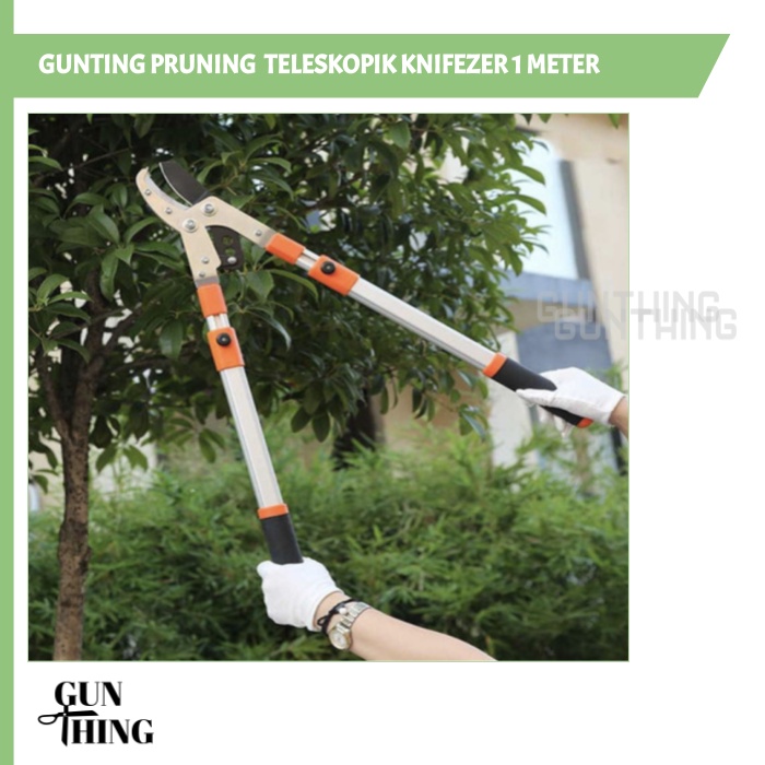 Gunting Ranting Dahan Pohon - Teleskopik / Telescopic Pruning KNIFEZER