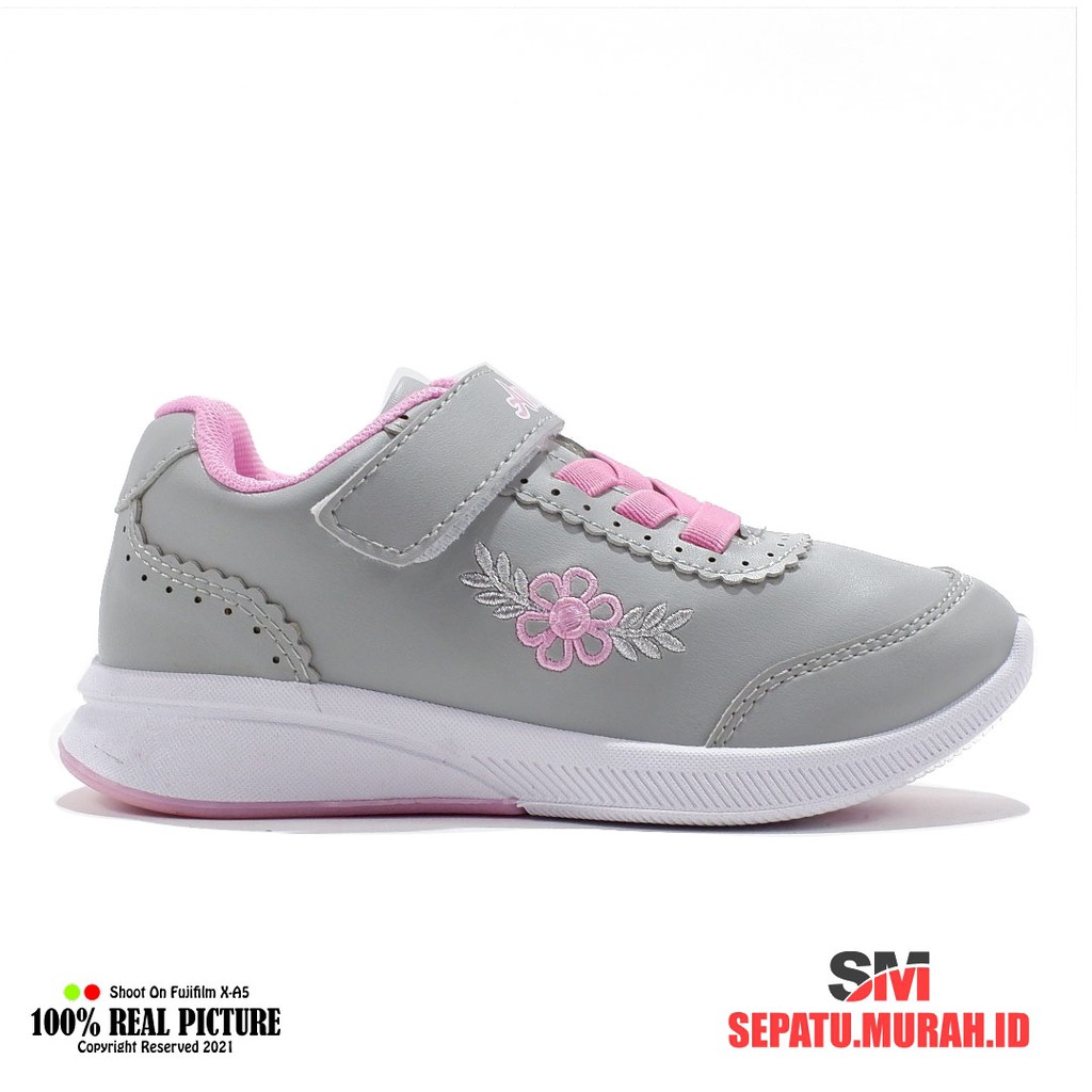 Sepatu anak perempuan tk velcro original ANDO BIRDY 29-32-4