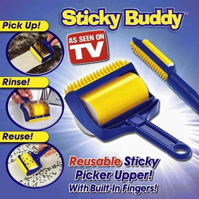 

Sticky Buddy Lint Roller Pengangkat Bulu Hewan Rambut Salon Rumah