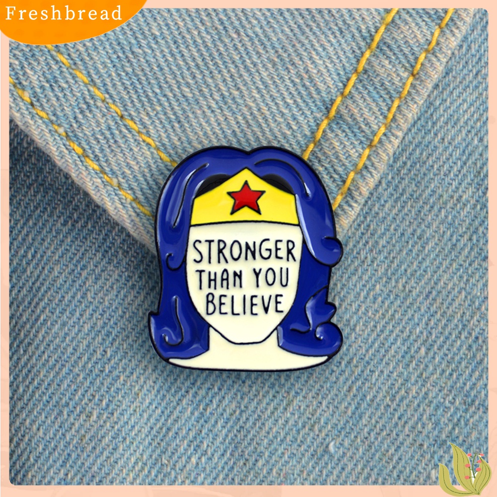 [Fresh] Bros Pin Kerah Motif Kepala Enamel untuk Pria / Wanita