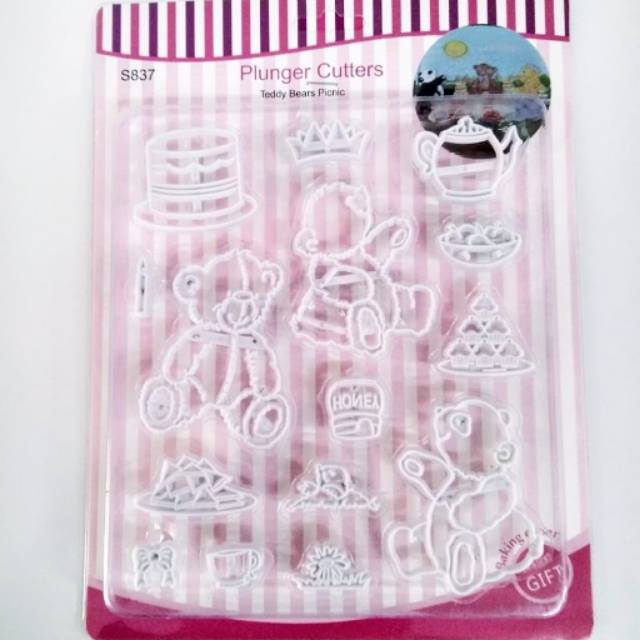 Plunger Cutters TEDDY BEARS PICNIC
