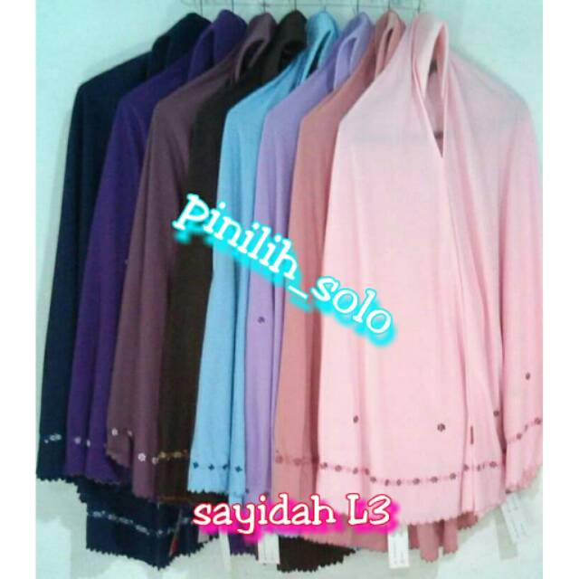 Jilbab kaos SAYIDAH Jilbab Kaos Bordir