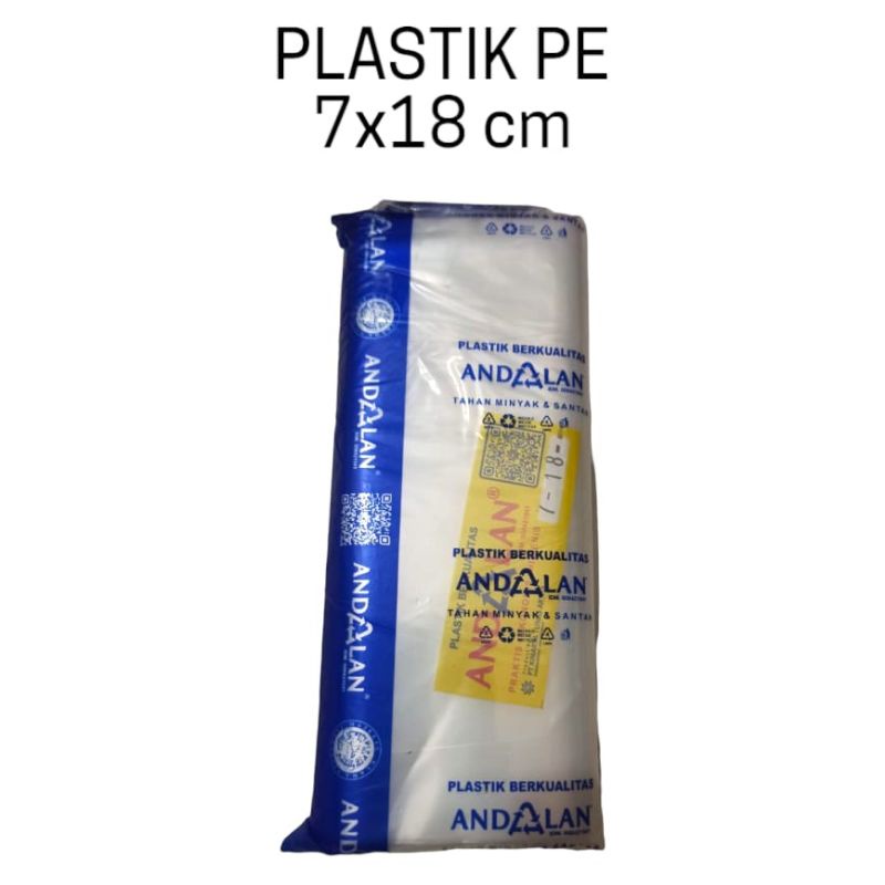 Plastik PE - Plastik Es merk Andalan 7x18