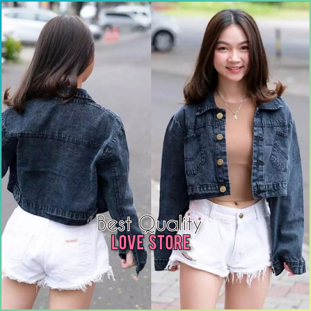 JAKET JEANS DENIM WANITA TERLARIS