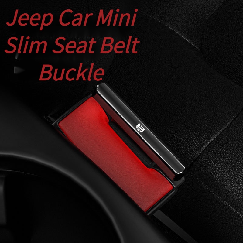 Buckle seat belt mini ultra Tipis Bahan zinc alloy Untuk Jeep