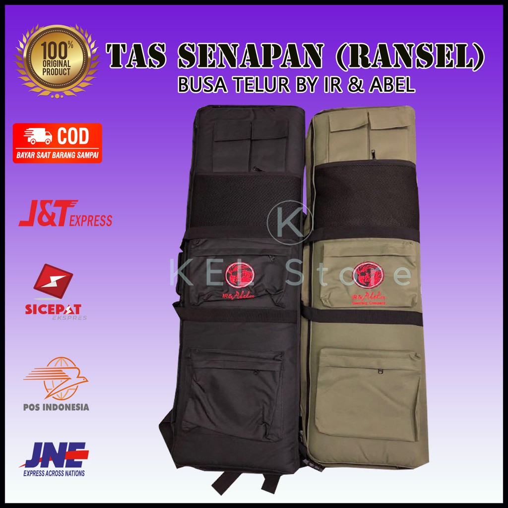 Tas senapan busa telur (Ransel) BY IR&ABEL CO