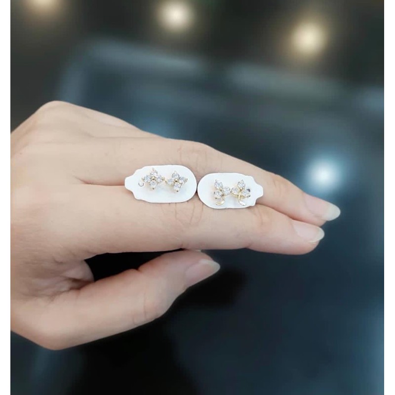 giwang permata emas asli kadar 375