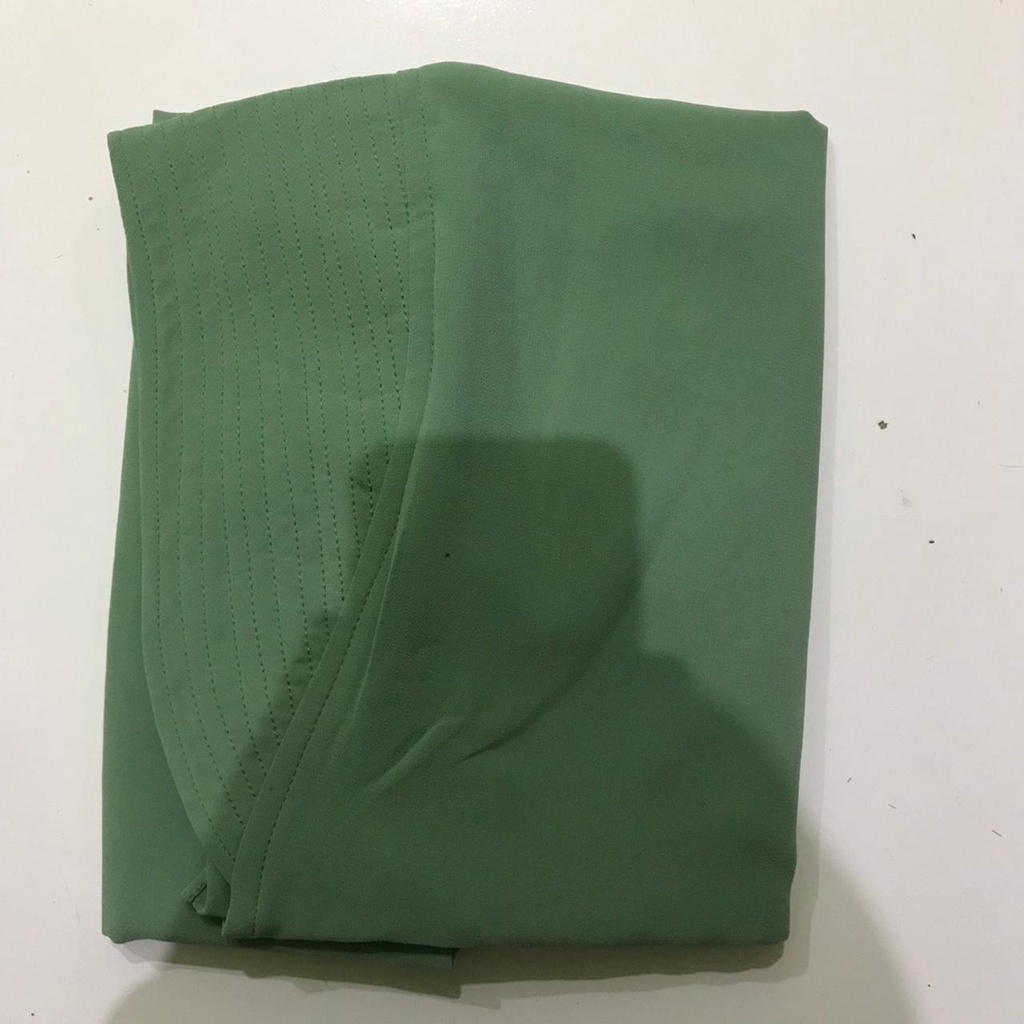 Jilbab Instan Khimar Mini Kembang Embroidery Bordir Ori Daradiora-MINT