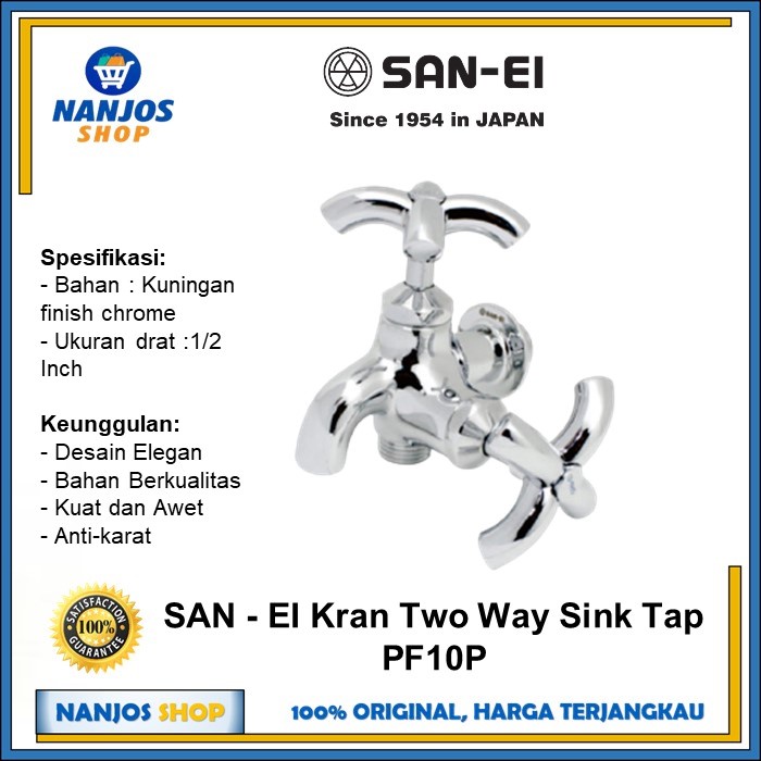 San Ei Keran / Kran Tembok Cabang / Double Tap Pf 10 / Pf10 P / Pf10p