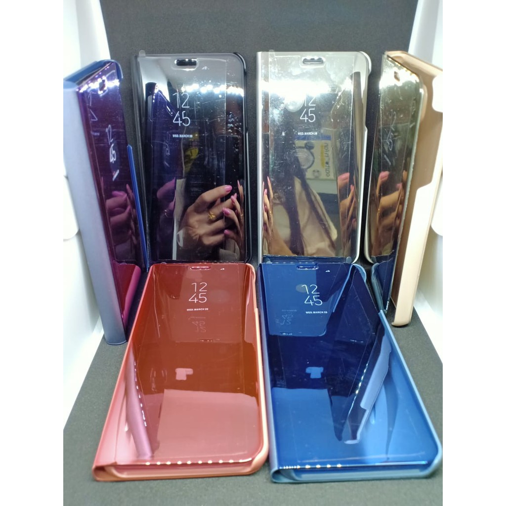 Flip Case Samsung A10S Clear View Standing Cover