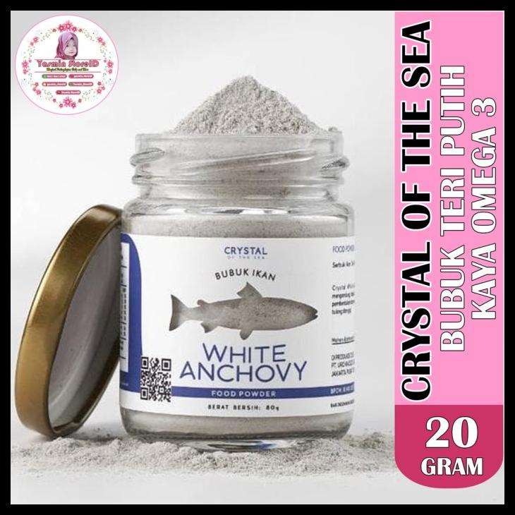 

[READY STOCK] CRYSTAL OF THE SEA WHITE ANCHOVY 20GR KALDU BUBUK IKAN TERI COCOK UNTU