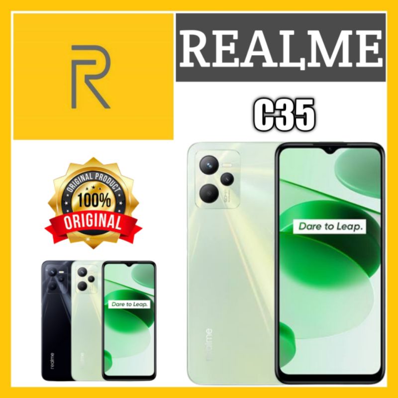 TERLARIS!! REALME C35 RAM 4/64 &amp; 4/128 GARANSI RESMI REALME INDONESIA