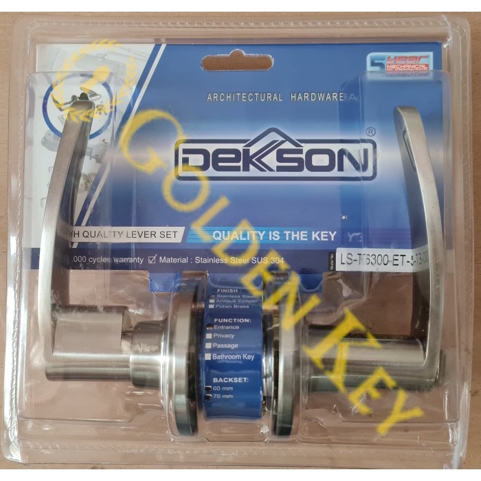 Kunci Pintu - Kunci Pintu Handle Lever Set Dekkson Dekson Ls T 6300 T6300 Et Sss