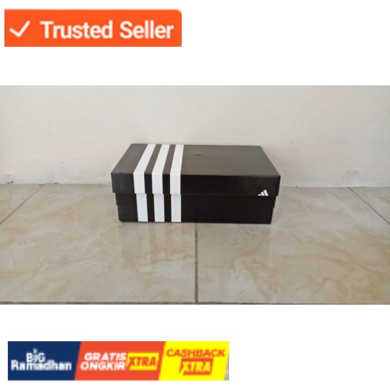 SNEAKERS COWOK HITAM BIRU MISTY  BOX SEPATU - DUS SEPATU - BOX - KOTAK SEPATU - BOX NIKE - BOX