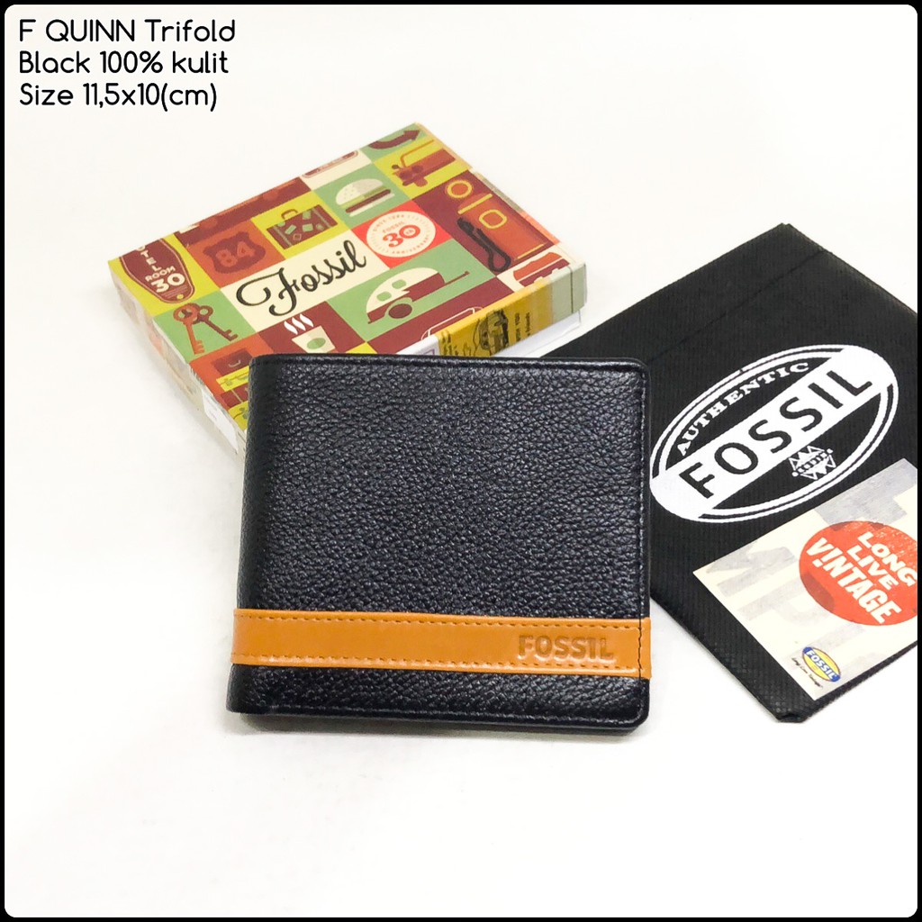 dompet cowok quinn black dompet import dompet kulit dompet murah dompet pria murah