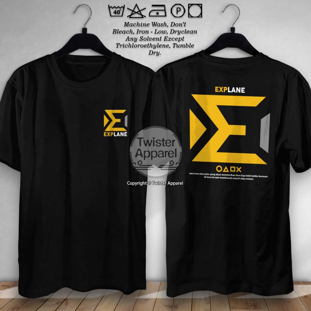Jual Kaos Game Mobile Legend ML Series Baju Distro Gaming MOBA All Role Exp Lane Gold Jungler 