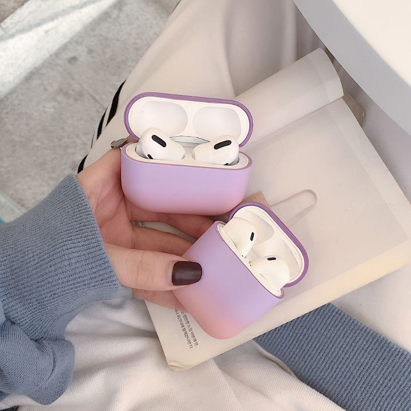 Cre Hard Case Pc Warna Gradasi Cover Proteksi Airpods 1 2 Pro