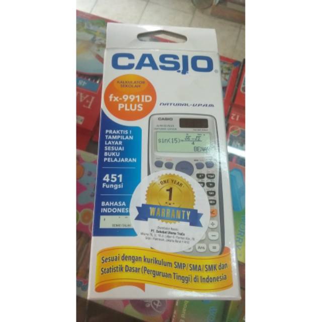 

Casio fx991 ID PLUS