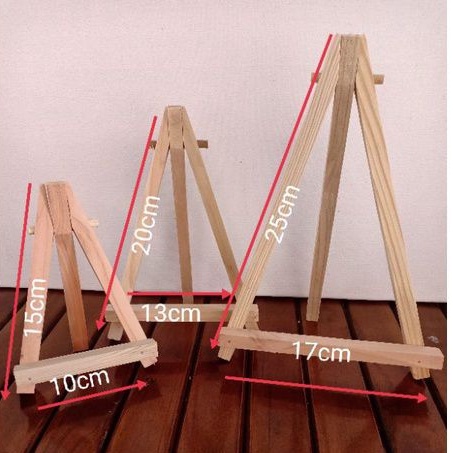 

Easel Mini Bino Kayu Jumbo / Tripod Lukisan Kayu Jumbo Bino