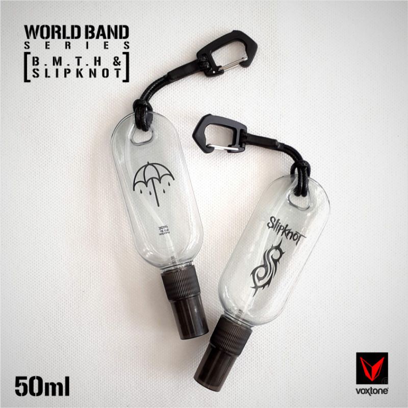 World Band Series - BMTH &amp; Slipknot - Botol Spray untuk Parfum/Hand Sanitizer 50ml