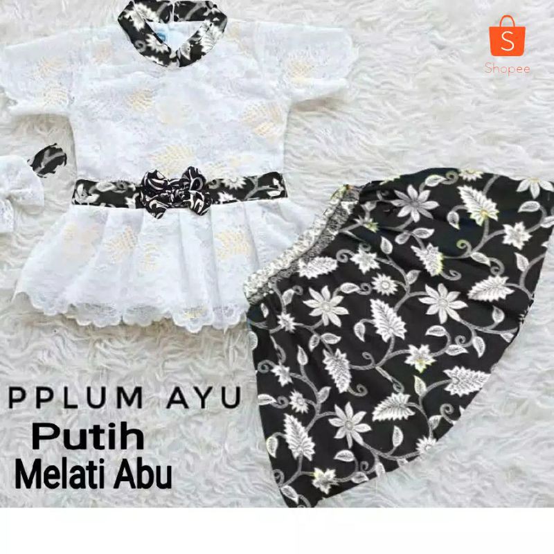 Setelan Batik Anak 3-4 Tahun Ayu 10Warna | Baju Stelan Rok Anak Cewek | Pakaian Anak Perempuan