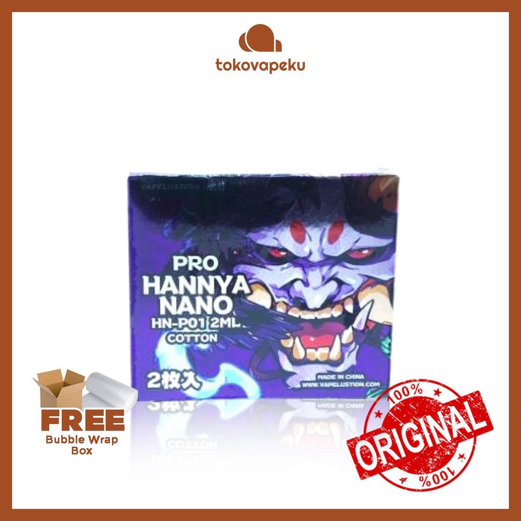 CARTRIDGE HANNYA NANO PRO S POD 2ML CARTRIDGE POD HANNYA NANO by VAPELUSTION