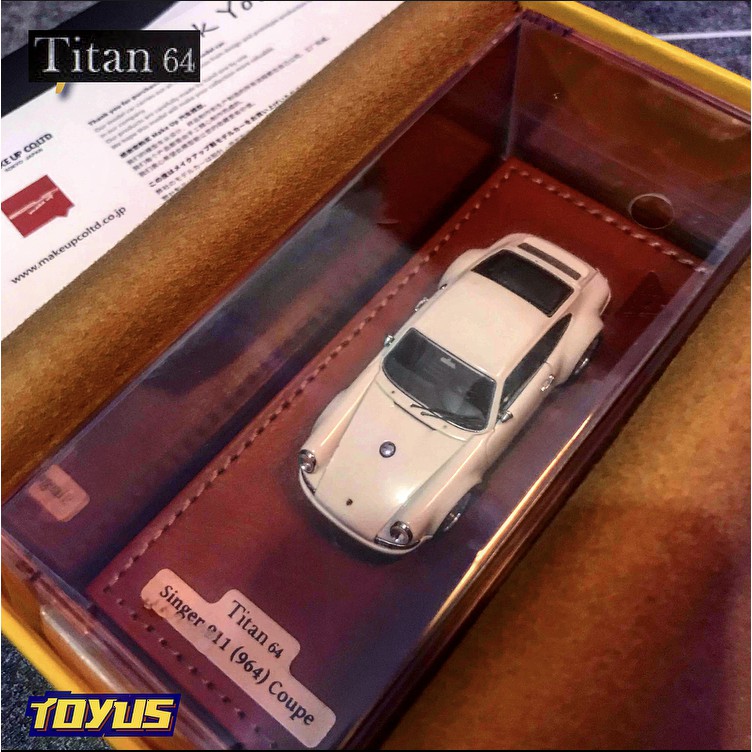 Make Up Titan 64 - TM001C SINGER PORSCHE COUPE 911 964 IVORY WHITE