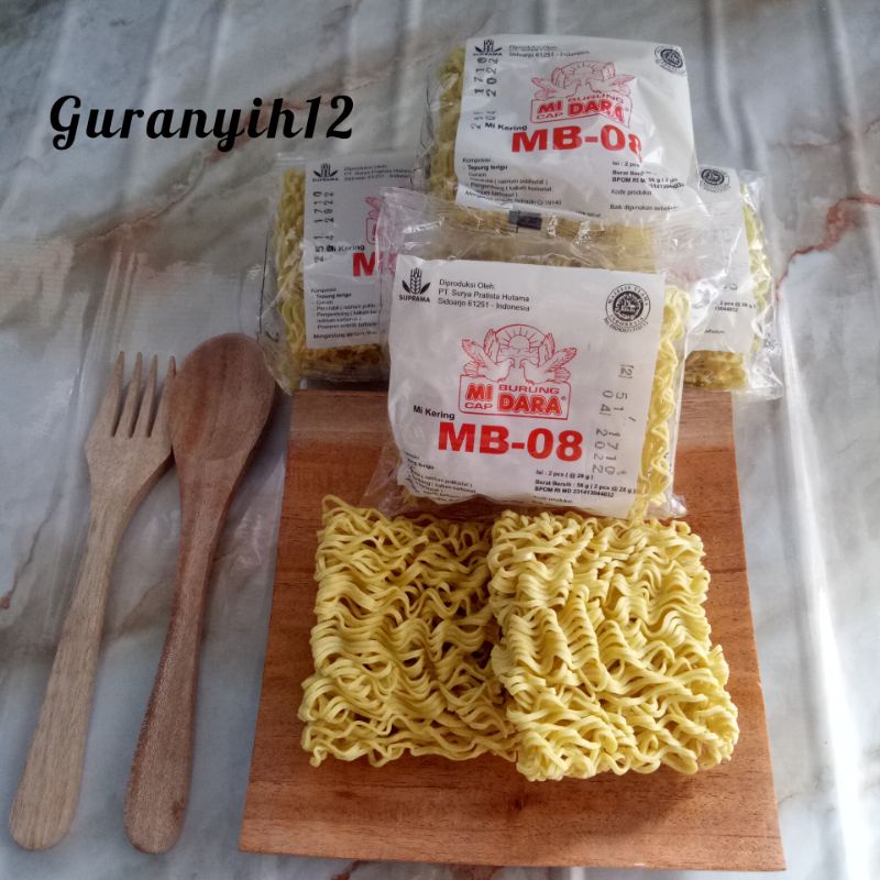 

mie kering, mie telor, mie mb 08