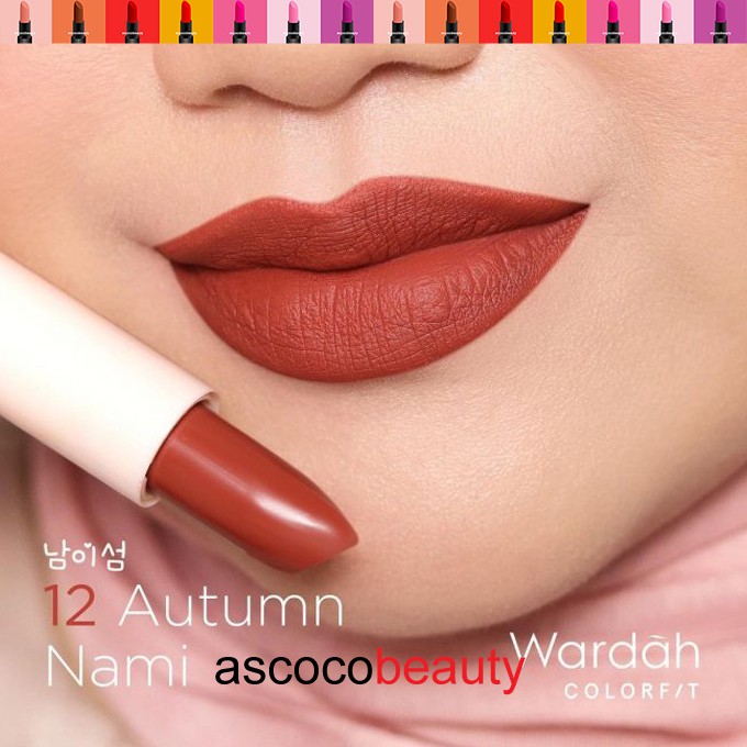 Wardah Colorfit Ultralight Matte Lipstick Korea 09 / 10 / 12 / 13 ✰ ascocobeauty ✰