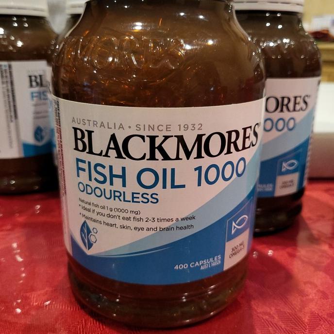 BLACKMORES FISH OIL 1000mg 400 Kapsul ---Terbaru---