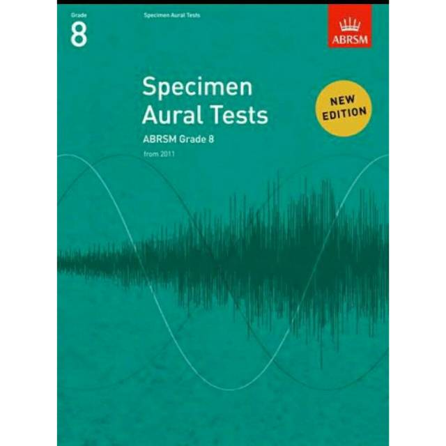 Specimen aural test grade 8 with CD buku latihan hearing aural ABRSM