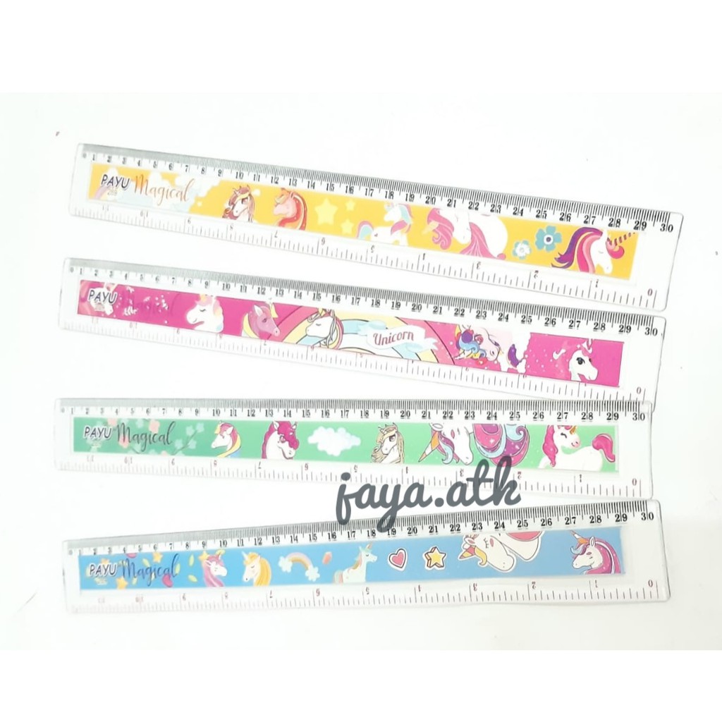 PENGGARIS PLASTIK MISTAR 30 CM PLASTIK KARAKTER LUCU RULER 30CM PENGGARIS 30CM PLASTIK