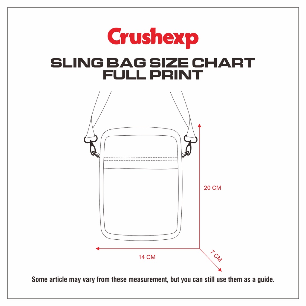 CRUSH EXP Sling Bag Full Print SBC0206/207/208