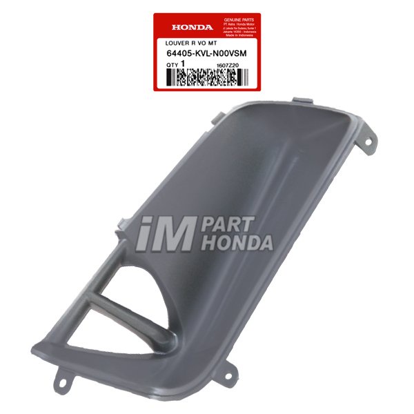 64405-KVL-N00VSM Louver Sirip Sayap Kanan Supra X 125 Batman Silver Tua