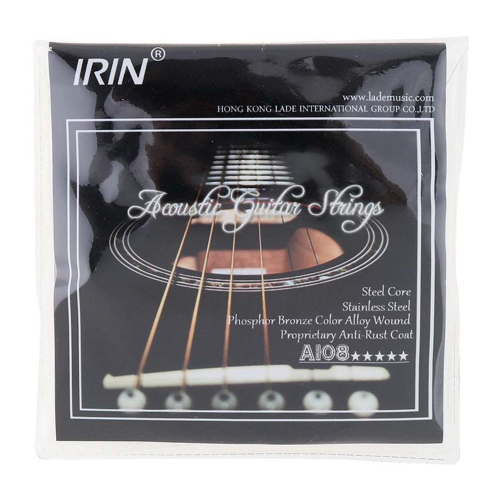 6pcs / set 009-045 Inch Senar Gitar Akustik Flok Perunggu Bahan Inti Baja