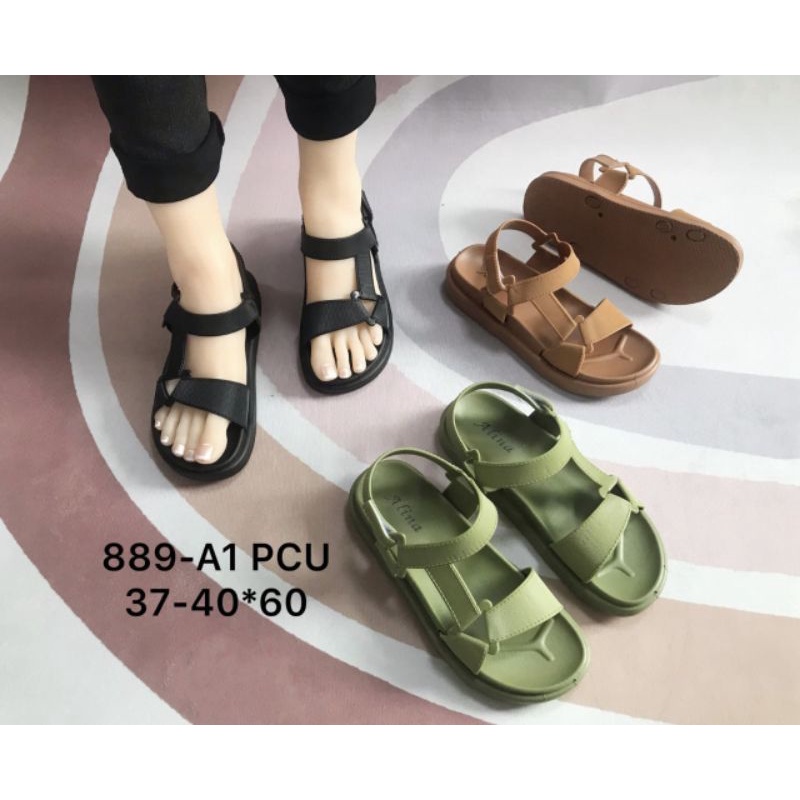 SANDAL GUNUNG JELLY/ WEDGES SANDAL TALI