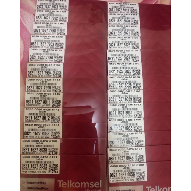 Perdana TELKOMSEL CANTIK EXP JULI 2022