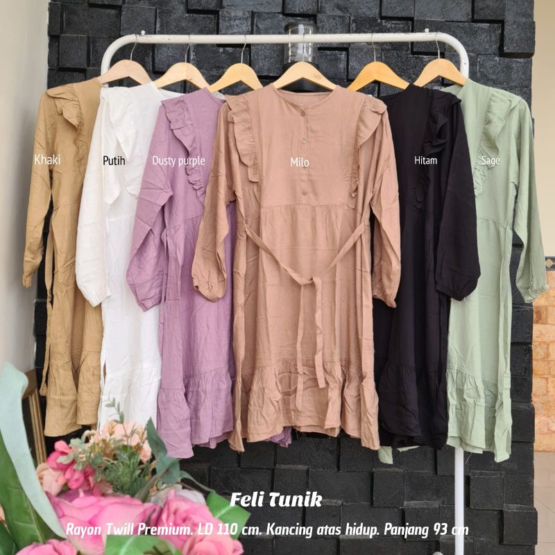 Feli Tunik Rayon Twill //JF723